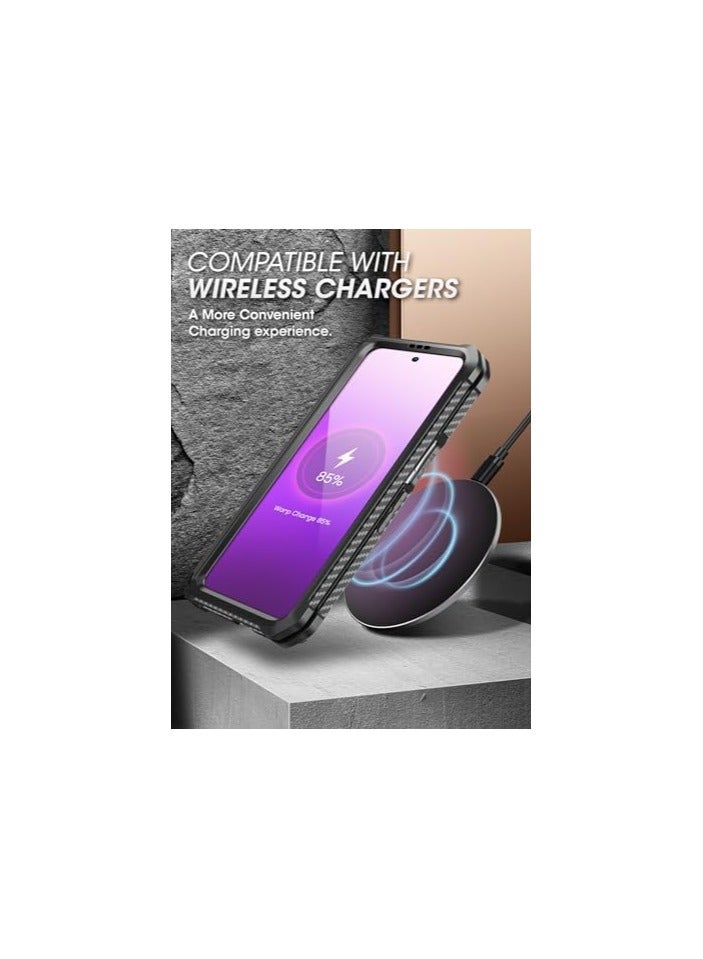 سوبكيس حافظة SUPCASE Unicorn Beetle Pro Series مصممة لهاتف Google Pixel Fold (2023)، حافظة حماية متينة بطبقة مزدوجة لكامل الجسم مع واقي شاشة مدمج - أسود - Image 4