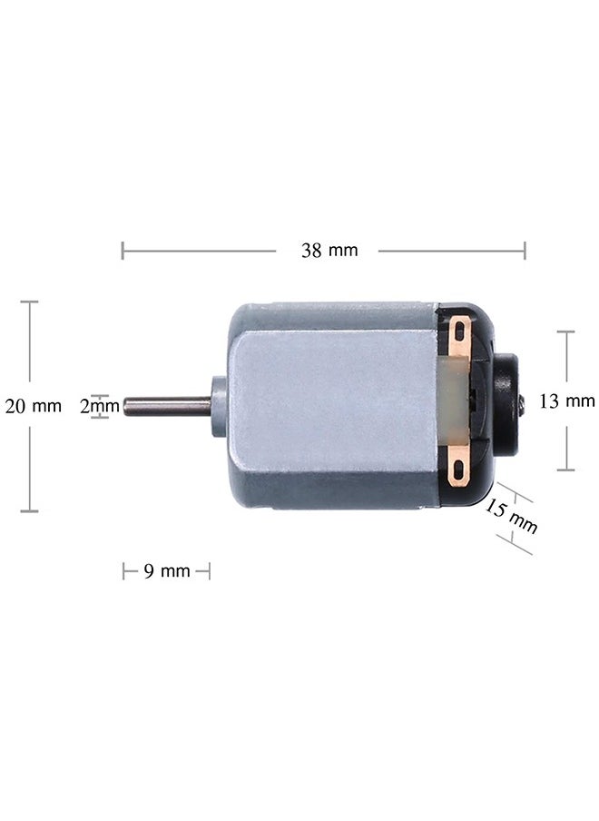 HY 6 Pack Mini DC Motor 1-6V 22500RPM Mini Electric Hobby Motor for DIY Toys Science Projects  - Image 2