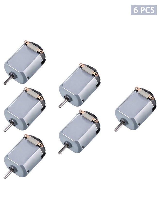 HY 6 Pack Mini DC Motor 1-6V 22500RPM Mini Electric Hobby Motor for DIY Toys Science Projects  - Image 1