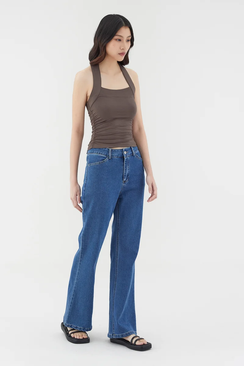 The Editor's Market Felerie Drape Halter Top