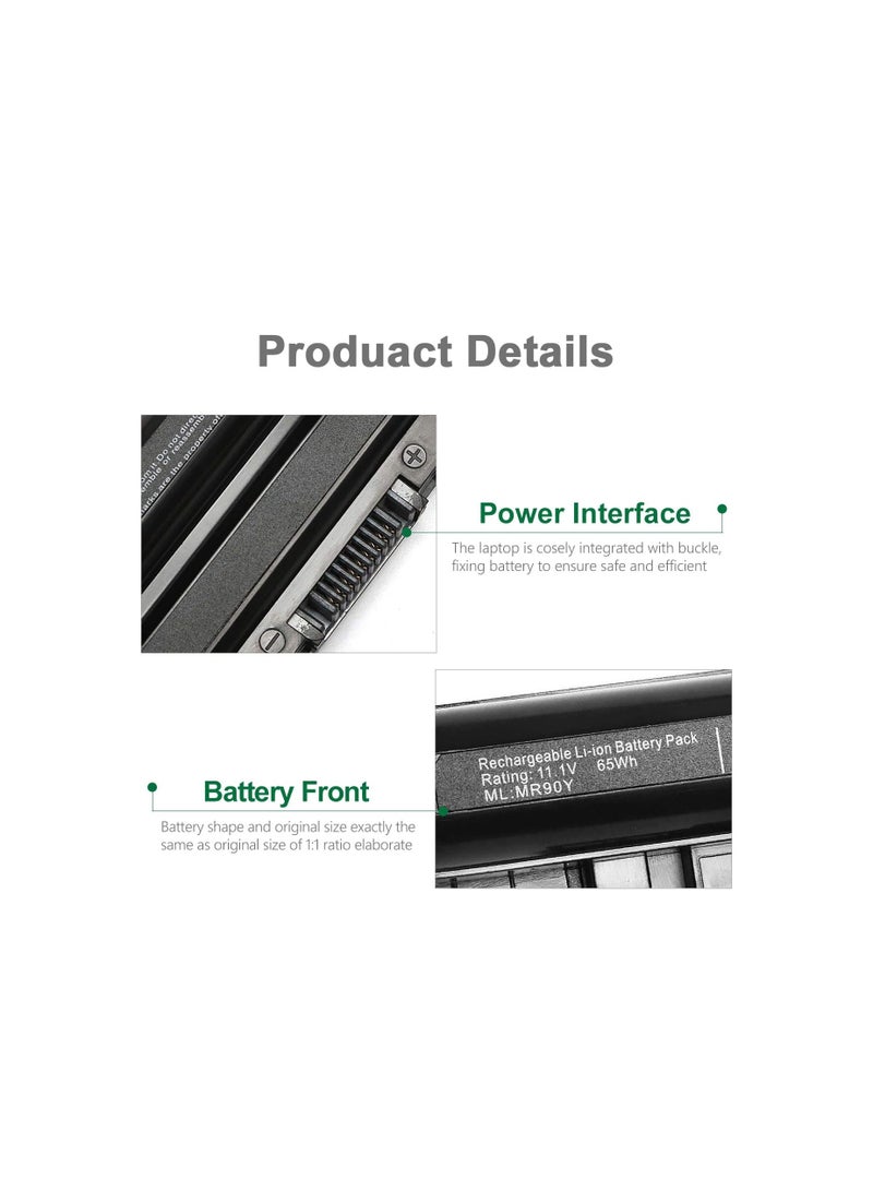 Terabyte Replacement Laptop Battery For Dell Inspiron 14 3521-3421-5421 Black - Image 4