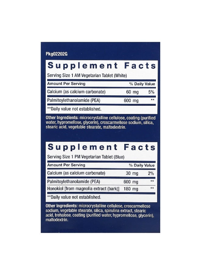 LifeExtension Life Extension, ComfortMAX, Double-Action Nerve Support, For AM & PM, 60 Vegetarian Tablets - Image 2