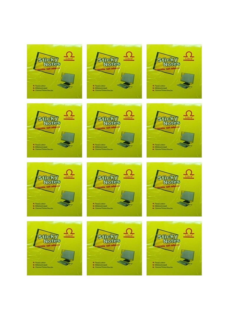 Libra Sticky Notes – 3×3 Cube – 5 Pastel Colors - Image 2