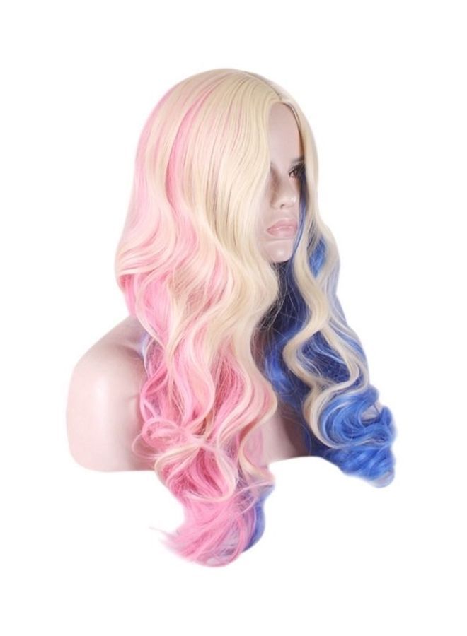 NIBEMINENT Movie Clown Female Suicide Squad Harleen Quinzel Halle Quinn Gradient Cos Multi Color - Image 2