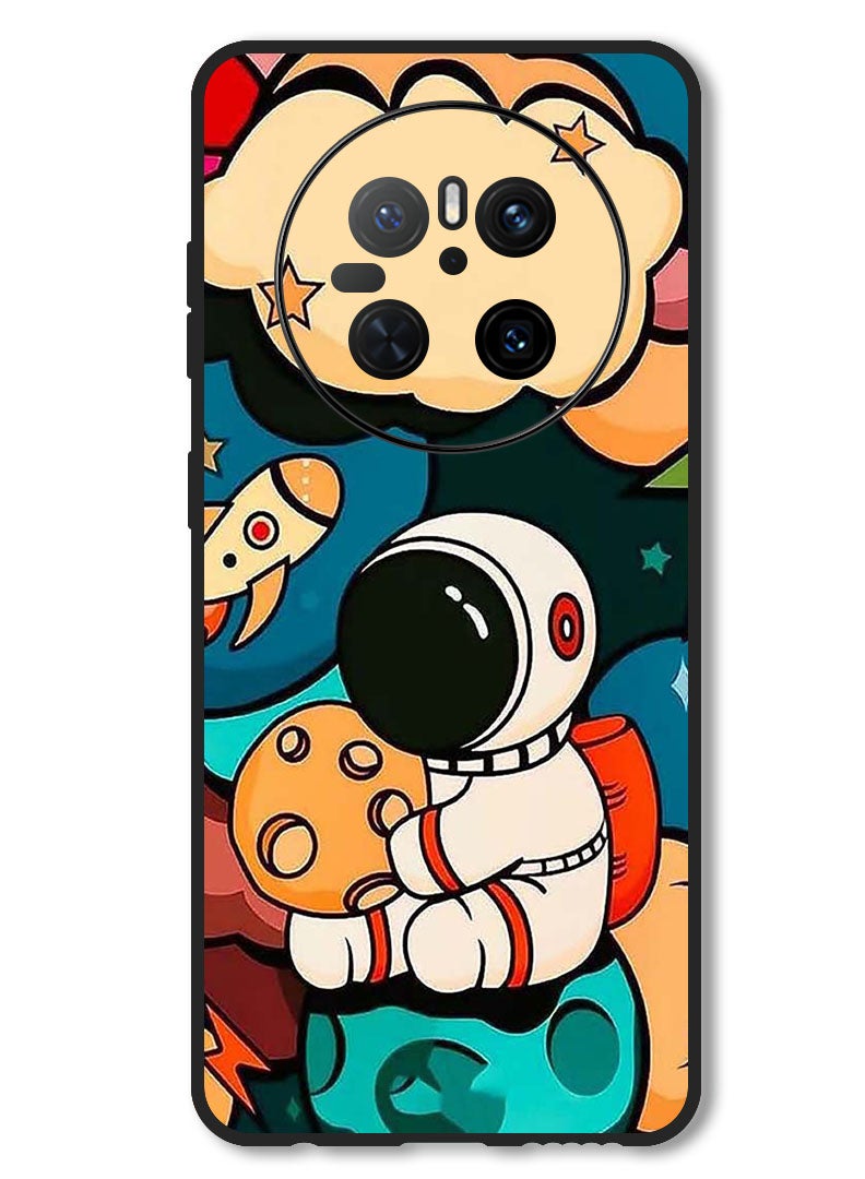 Theodor Case Compatible with Huawei Mate 70 Protection Shockproof Bumper Cover Astronaut Cheese - Image 1