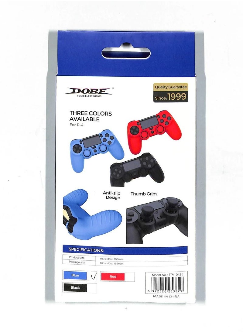 DOBE - Silicone Cover for PS4 Controller blue - Image 1