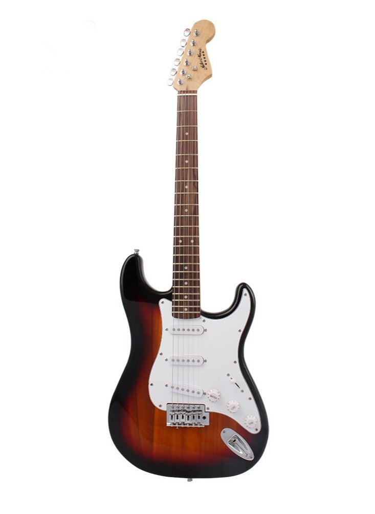 Mike Music - 39 Inch Electric Guitar, Full Size Electric Guitar, Beginner Guitar, Solid Body 39" Guitar for Starter, Guitar for Rock Pop Jazz Music with Bag, Strap, Strings, Cable, Picks Beginner Kit Ideal Holiday Birthday Gifts - Image 1
