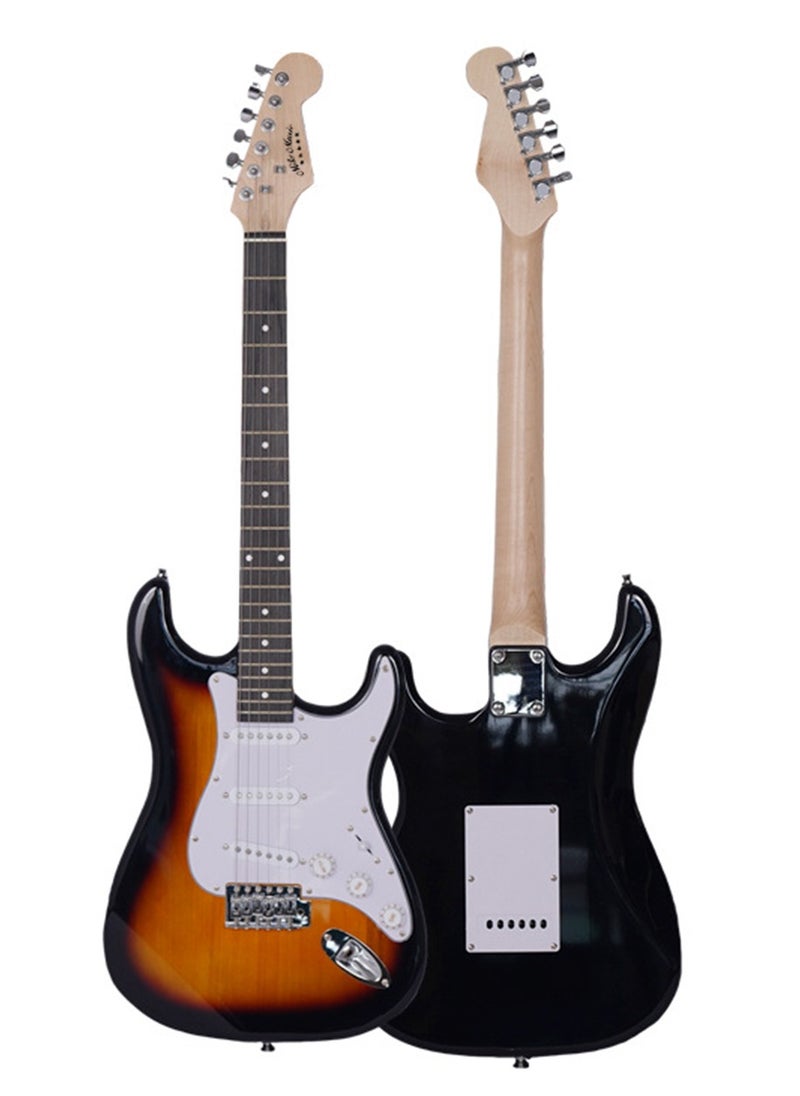 Mike Music 39 Inch Electric Guitar, Full Size Electric Guitar, Beginner Guitar, Solid Body 39" Guitar for Starter, Guitar for Rock Pop Jazz Music with Bag, Strap, Strings, Cable, Picks Beginner Kit Ideal Holiday Birthday Gifts  - Image 5