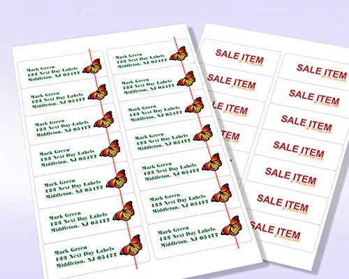 NextDayLabels – 4" x 1-1/3" Rectangular Sticker Labels for Printer - White Laser/Inkjet Printer Labels Return Address Labels Shipping Label Stickers (100 Sheets, 14 Per Sheet, 1400 Labels) - Image 3