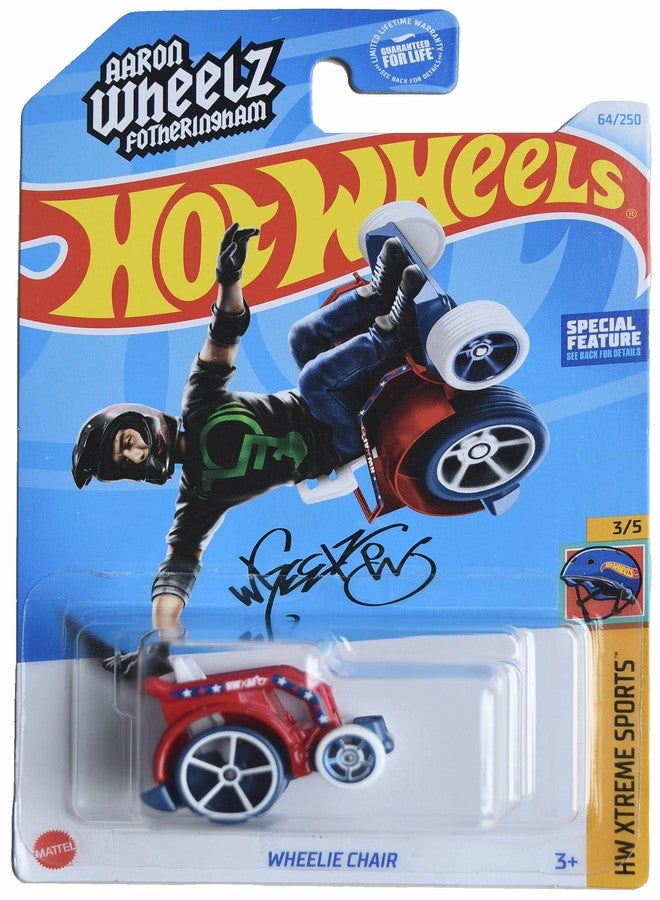 Matchbox Hot Wheels Wheelie Chair, Xtreme Sports 3/5 [red] 64/250 - Image 1