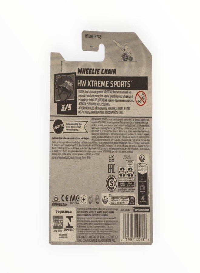 Matchbox Hot Wheels Wheelie Chair, Xtreme Sports 3/5 [red] 64/250 - Image 3