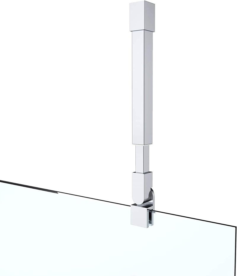 Shower Support Bar: 300-450mm Adjustable Length - Premium Rust-Free 304 Stainless Steel Shower Door Stabilizer for Humid Bathroom Spaces, Tempered Glass 6mm-10mm - Image 2