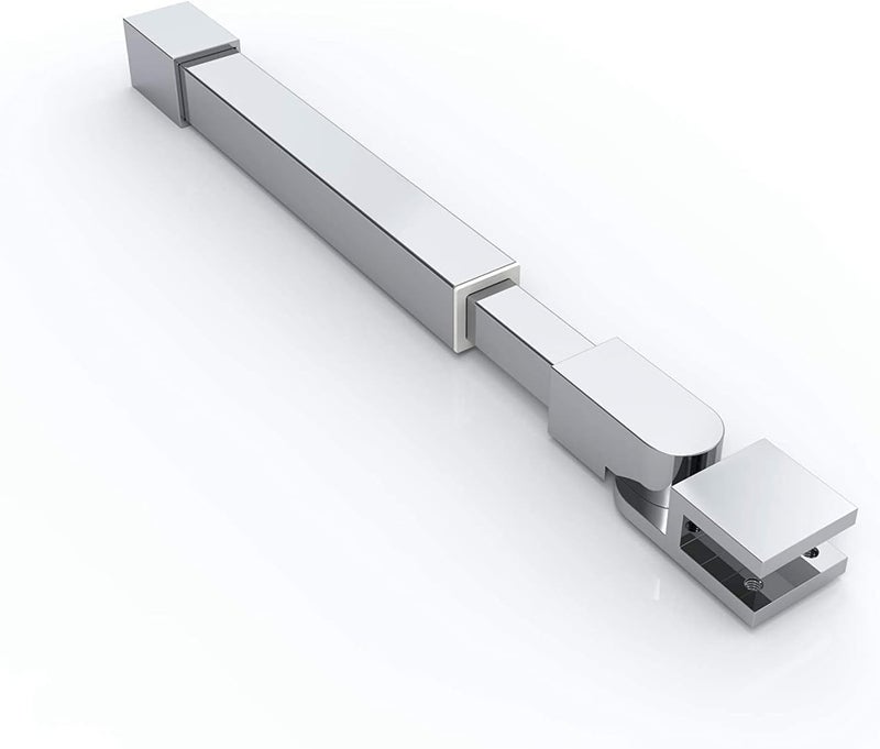 Shower Support Bar: 300-450mm Adjustable Length - Premium Rust-Free 304 Stainless Steel Shower Door Stabilizer for Humid Bathroom Spaces, Tempered Glass 6mm-10mm - Image 1