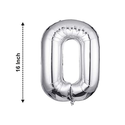 JUST PARTY Silver Letters Alphabets Foil Balloons for Birthday/Anniversary/Bachelorette/Wedding/Farewell & Other Ocassions, Make Your Own Custom Phrase - Image 3