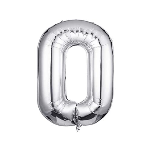 JUST PARTY Silver Letters Alphabets Foil Balloons for Birthday/Anniversary/Bachelorette/Wedding/Farewell & Other Ocassions, Make Your Own Custom Phrase - Image 1