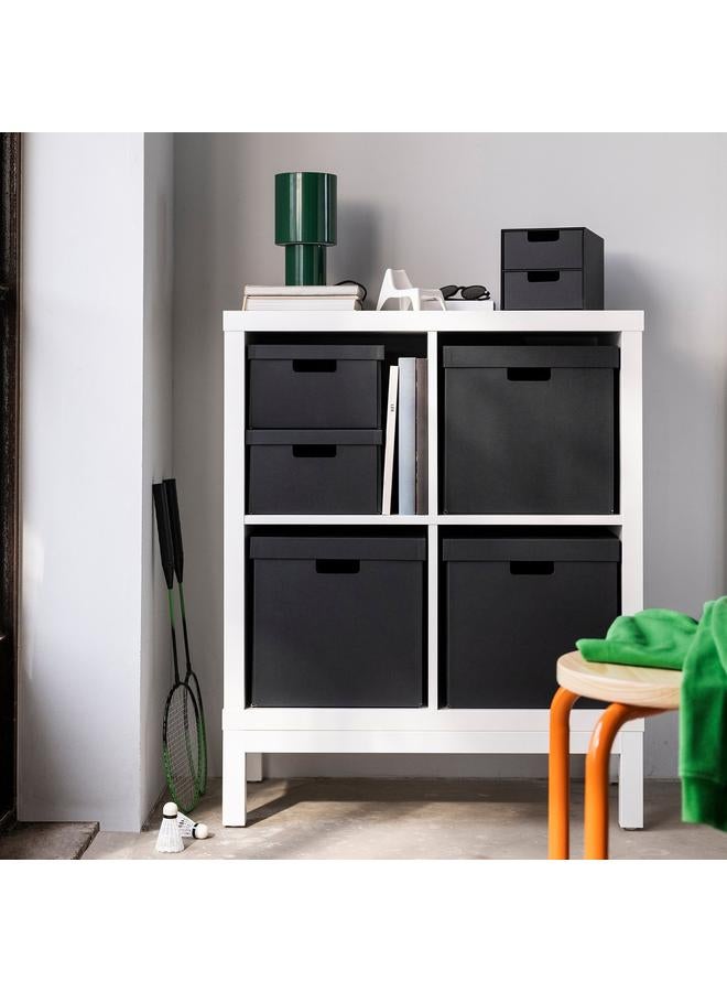 جرين تايجر صندوق تخزين مع غطاء، لون أنثراسيت، 25×35×16 سم - Image 3