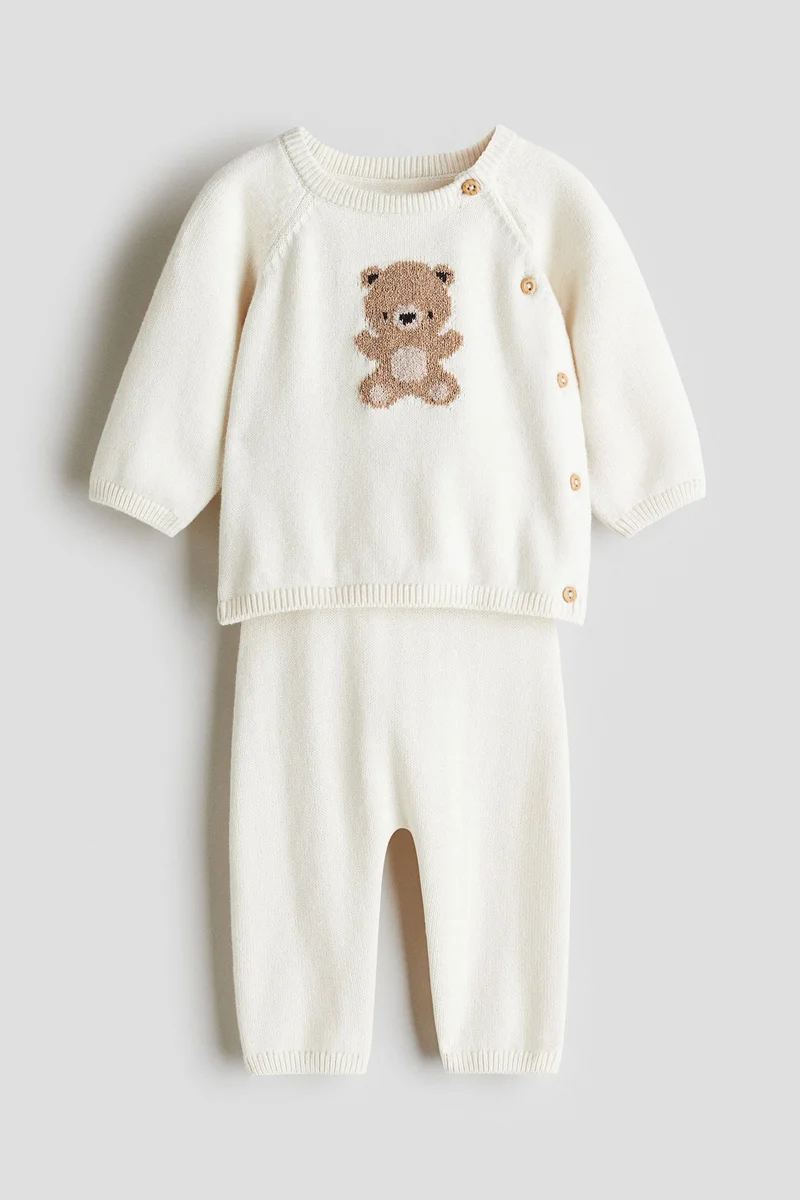 H&M 2-piece cotton-knit set