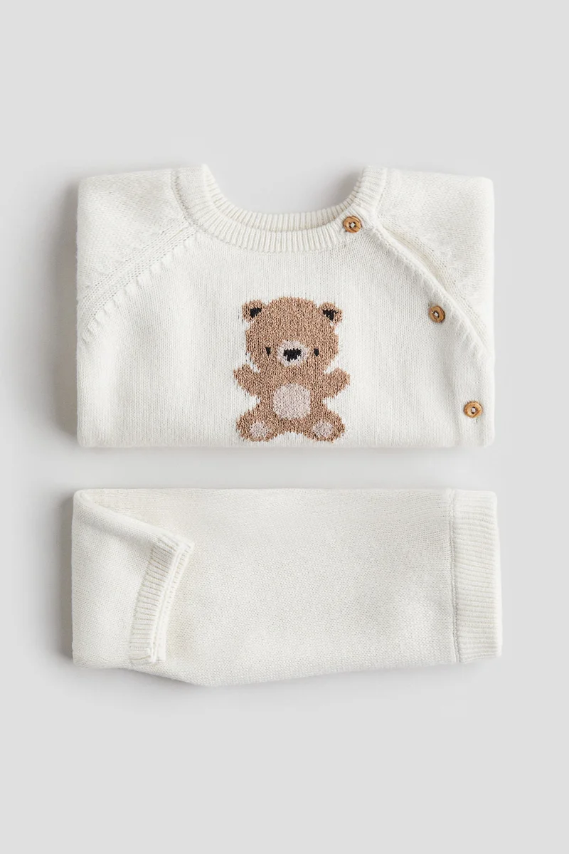 H&M 2-piece cotton-knit set