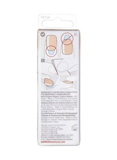 KISS Kiss Impress Color Nails Medium Coffin- Latte IMC506C  - Image 5