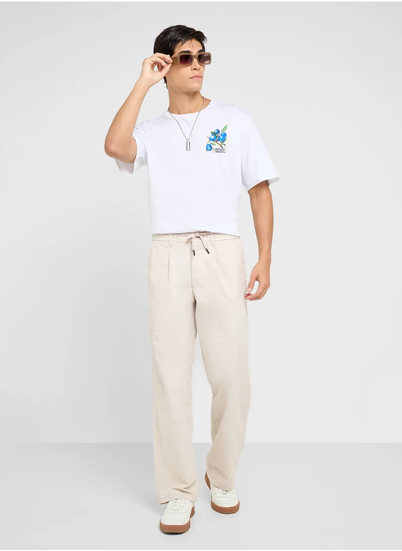 جاك اند جونز Jorbradley Graphic Crew Neck T-Shirt