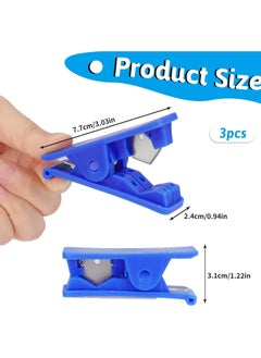 Oasisgalore 3 Pieces Tubing Cutter – Accurate PTFE Plastic Tool for Nylon, PVC, and Rubber Hoses  - Image 2