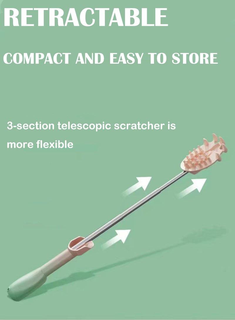 إسكدنيا كاشط الظهر الكهربائي مع تدليك فروة الرأس، كاشط تلقائي مضاد للحكة مع مقبض تلسكوبي، كاشط محمول للجسم مع مخالب عريضة، مناسب للبالغين، النساء، الرجال، الرأس والساقين - Image 3