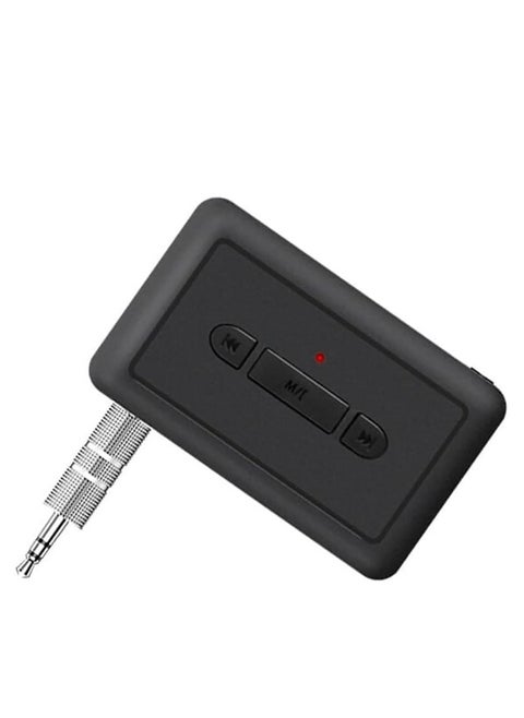 Car Bluetooth AUX Adapter,Bluetooth 5.2 Receiver, 3.5mm Jack Hands-free Calls 2 in 1 Bluetooth Transmitter Receiver Supports U-Disk/TF Card Playback Adapter for Car Home Stereo/Speaker/Headphones