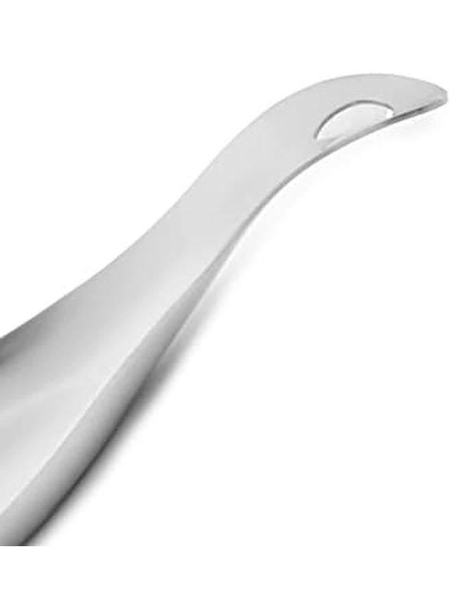 كويزين أرت الفولاذ المقاوم للصدأ ملعقة بقية أدوات المائدة المطبخ ملعقة حامل ملعقة شوربة بقية أواني أدوات المائدة حامل فضية لامعة - Image 3