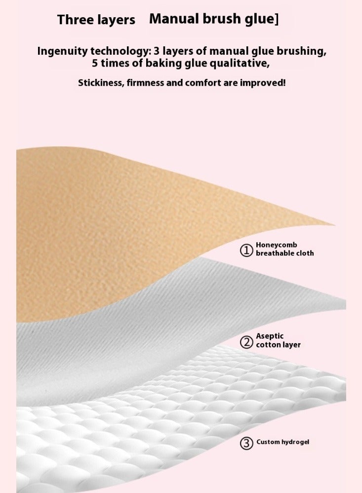 TAYYIB NOOR Women's Push Up Bra Adhesive Silicone Lift Up Bra Breast Shield Pads Strapless Bra - Image 4