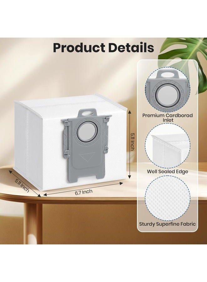 BUXEBUX 20-Pack Q7 M5+, Q5+ Replacement Dust Bags for Roborock Q5 Max+, Q5 Pro+, S8,S7 Pro Ultra, S7MaxV Ultra, S8+, Q7,Q8 Max+, Q10 S5+,Q10 X5+ Vacuum Bags for Roborock, Disposable Dust Bags - Image 3