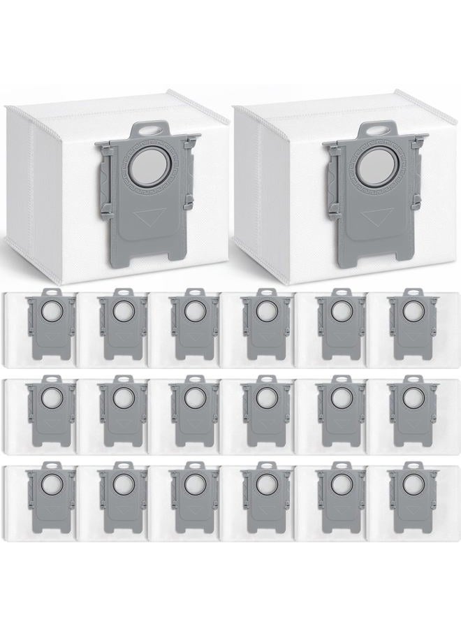 BUXEBUX 20-Pack Q7 M5+, Q5+ Replacement Dust Bags for Roborock Q5 Max+, Q5 Pro+, S8,S7 Pro Ultra, S7MaxV Ultra, S8+, Q7,Q8 Max+, Q10 S5+,Q10 X5+ Vacuum Bags for Roborock, Disposable Dust Bags - Image 1