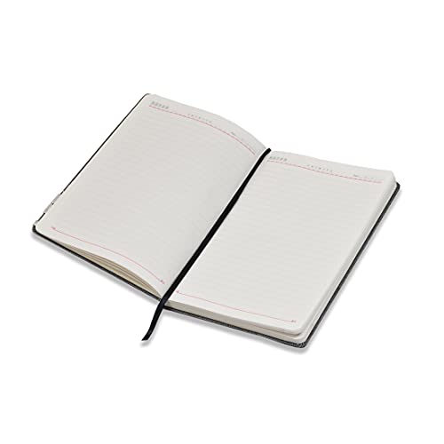 COI Grey A5 Undated Diary | Planner Ruled for Gift for Office Going Men & Women with Pen - Image 5