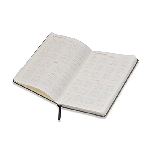 COI Grey A5 Undated Diary | Planner Ruled for Gift for Office Going Men & Women with Pen - Image 2