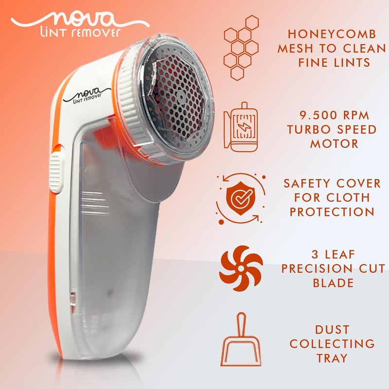 NOVA LINT REMOVER Nova Lint Remover for Clothes Fabric Cleaner for Woolen Clothes 1 Year Warranty - Image 2