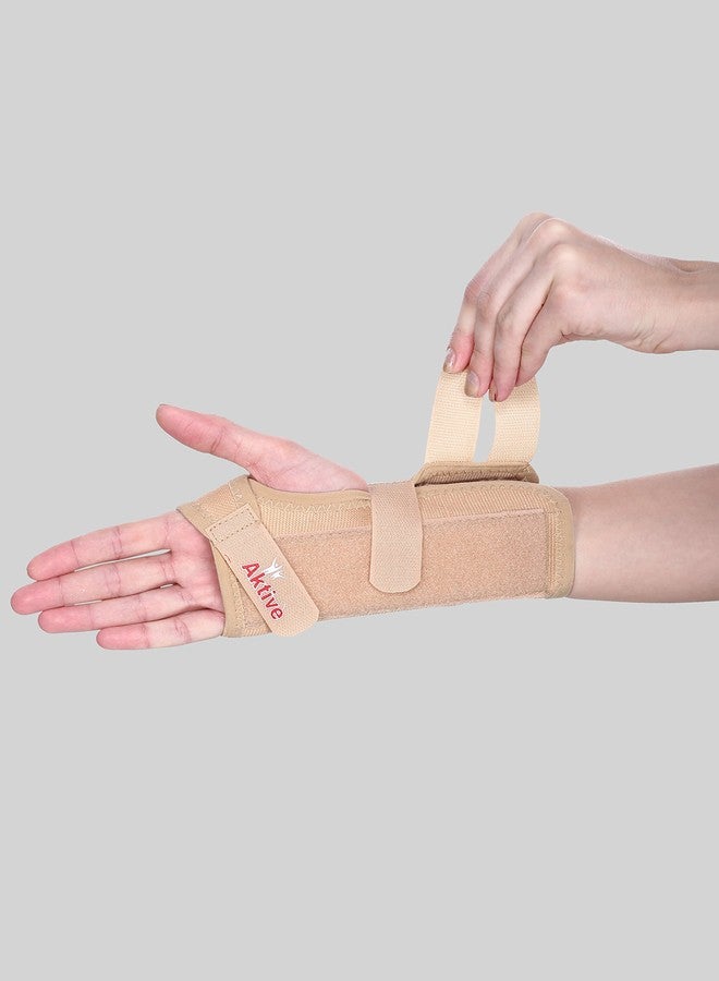 Aktive Support 534 Wrist Splint - Free Size (Beige) - Image 2
