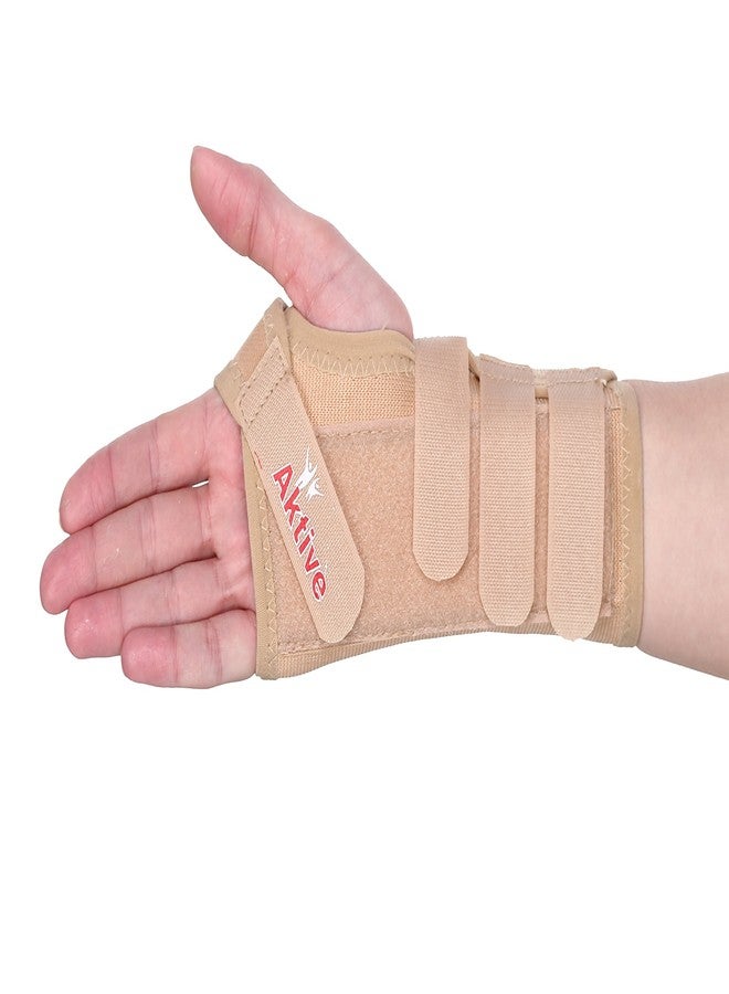 Aktive Support 534 Wrist Splint - Free Size (Beige) - Image 1