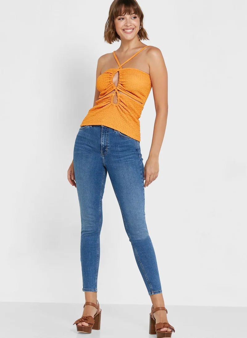 TOPSHOP High Waist Skinny Jeans