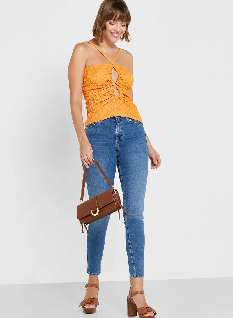 TOPSHOP High Waist Skinny Jeans