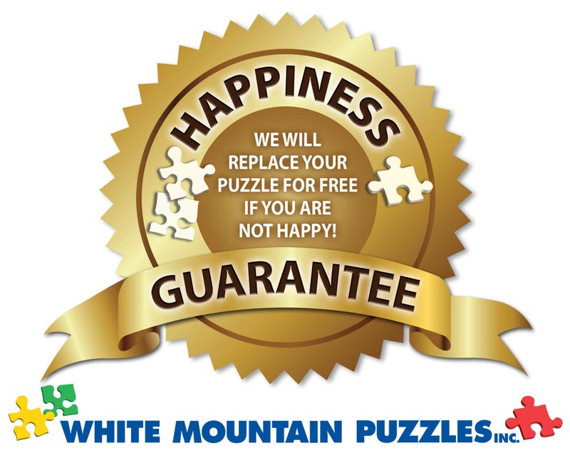 White Mountain 500 Piece Jigsaw Puzzle Retro Nostalgic Collage Puzzles with Large Pieces Gift for Adults 18"x24" - Classic Signs - Image 5