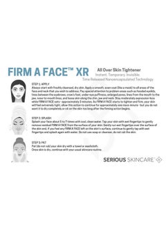 Serious Skincare Serious Skincare Firm A Face XR - Instant Skin Tightener - Reduce and Smooth Appearance of Fine Lines, Wrinkles and Enlarged Pores - Temporary and Invisible Lift for Face and Neck - 3.2 Fl Oz  - Image 5