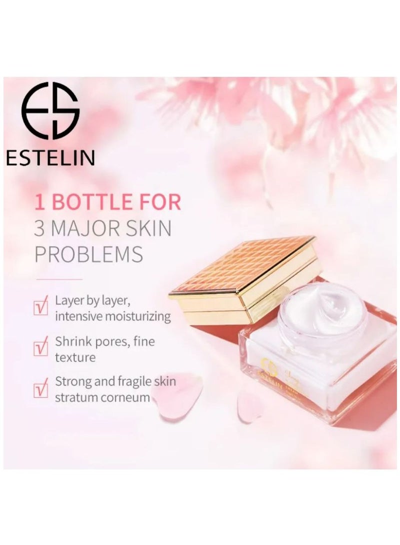 ESTELIN Cherry Blossoms Micro-Nutritive Regeneration Cream Moisturizing nourishing Smoothing Facial Cream 50 g - Image 5