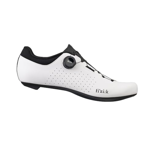 Fizik Vento Omna, Boa Road Bike Clip-in Cycling Shoes, White/Black, 8 - Image 1