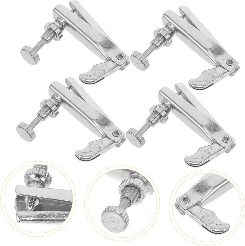 Toyvian 4pcs Violin Fine for String Adjusters Professional Tuning Tools for Enhanced Stability and Performance - Image 5