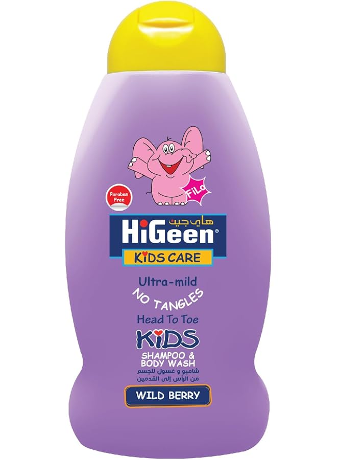 higeen Filo Wild Berry Shampoo And Body Wash For Kids 500 Ml  - Image 1