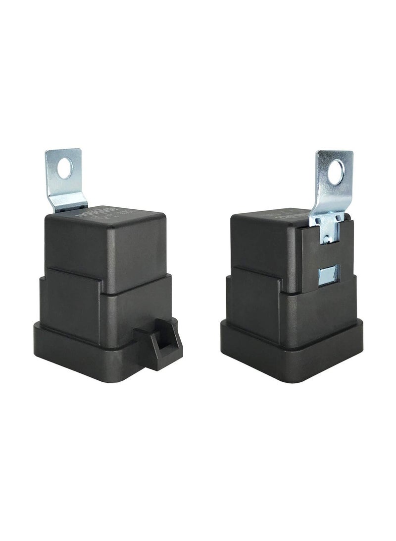 Generic 2PCS 4-PIN Relay with Harness, 4-PIN 40/30amp 12v Dc Waterproof Relay, SPST 12v Waterproof Automotive Relay Heavy-duty Relay 4-PIN Relay with Harness for Automotive Truck Van Motorcycle Boat - Image 3
