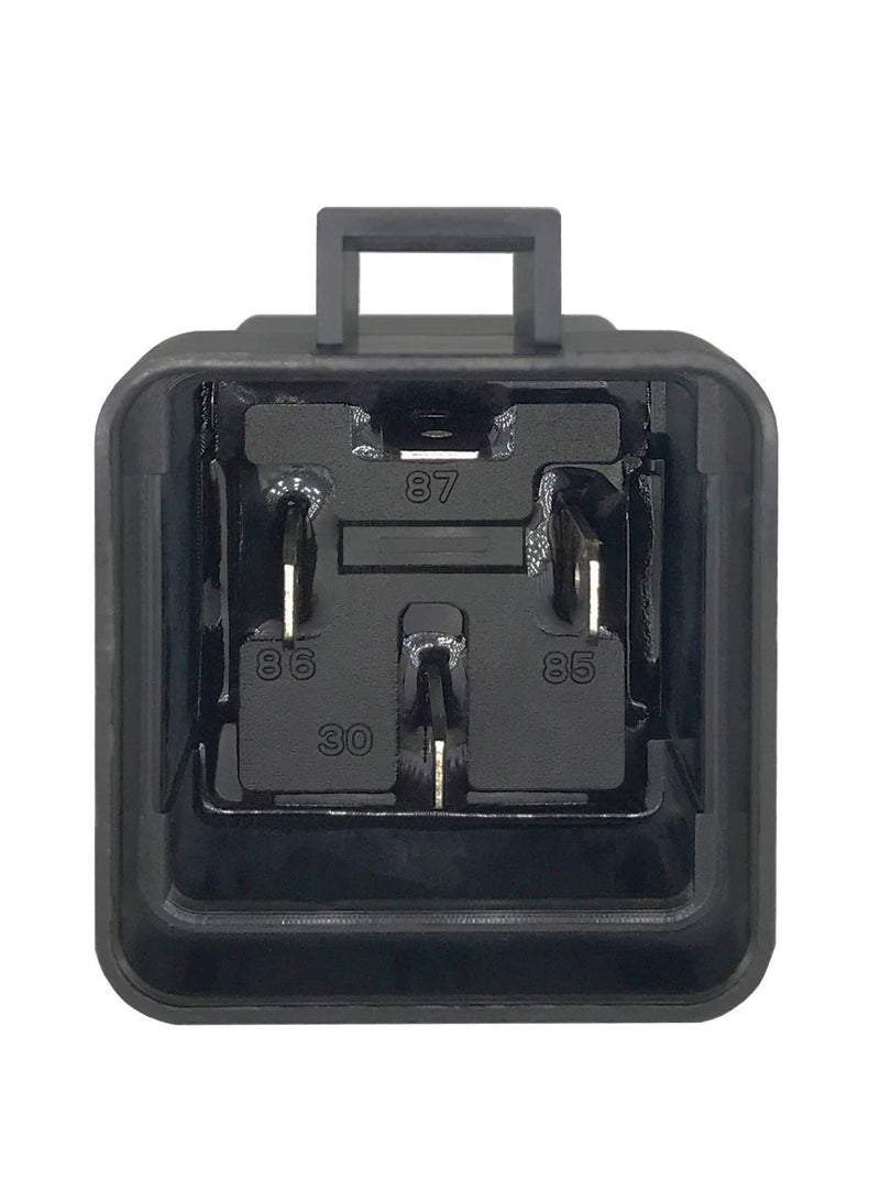 Generic 2PCS 4-PIN Relay with Harness, 4-PIN 40/30amp 12v Dc Waterproof Relay, SPST 12v Waterproof Automotive Relay Heavy-duty Relay 4-PIN Relay with Harness for Automotive Truck Van Motorcycle Boat - Image 5
