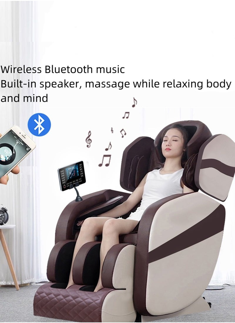 ETG （5 Years Warranty）Full Body Electric Zero Gravity Shiatsu Massage Chair with Back Heating and Foot Roller for Home and Office  - Image 2