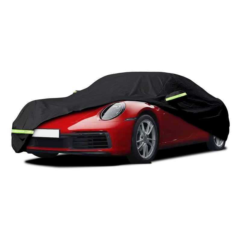 SPORTULI Waterproof Car Cover Replace for 1998-2025 Porsche 911 (991/992/996/997 Series) Carrera 4S/Turbo/Carrera, 6 Layers All Weather Full Car Covers with Zipper Door for Snow Rain Dust Hail Protection - Image 1