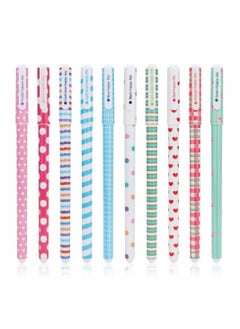 KASTWAVE Gel Pens, 10 Pack Color Cute Gel Ink Pens, Cartoon Stationery Ballpoint for Writing Drawing Gifts, Multi Colored Pens 0.38 mm Fine Point Pens for Women Girls Kids Children Students Gifts  - Image 1