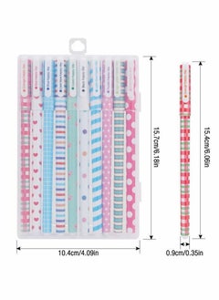 KASTWAVE Gel Pens, 10 Pack Color Cute Gel Ink Pens, Cartoon Stationery Ballpoint for Writing Drawing Gifts, Multi Colored Pens 0.38 mm Fine Point Pens for Women Girls Kids Children Students Gifts  - Image 3